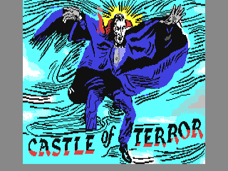 Castle Of Terror title screen for Commodore 64